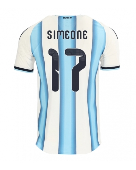 Billige Fotballdrakt Argentina Giuliano Simeone #17 Replika Hjemmedrakt VM 2026 Kortermet Billige Fotballdrakt Argentina Giuliano Simeone #17 Replika Hjemmedrakt VM 2026 Kortermet